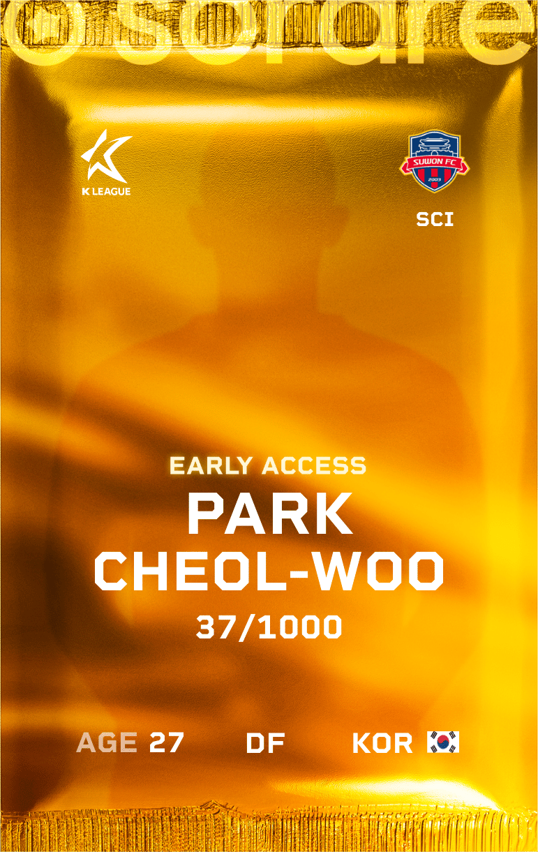 Park Cheol-Woo 2025-26 • Limited 37/1000