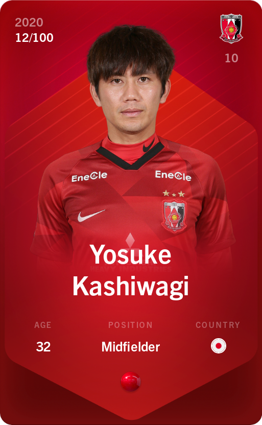 Sorare - Sorare Official - Yosuke Kashiwagi 2020-21 • Rare 12/100 - NFT # 112018108034387753016187394918799337877065213378754063801649139947433649811485