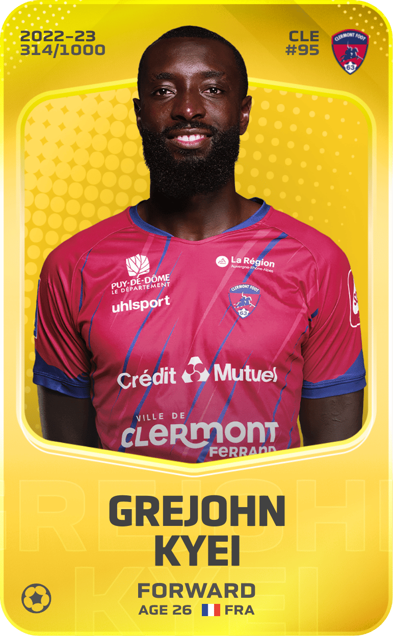 Grejohn Kyei 2022-23 • Limited 314/1000