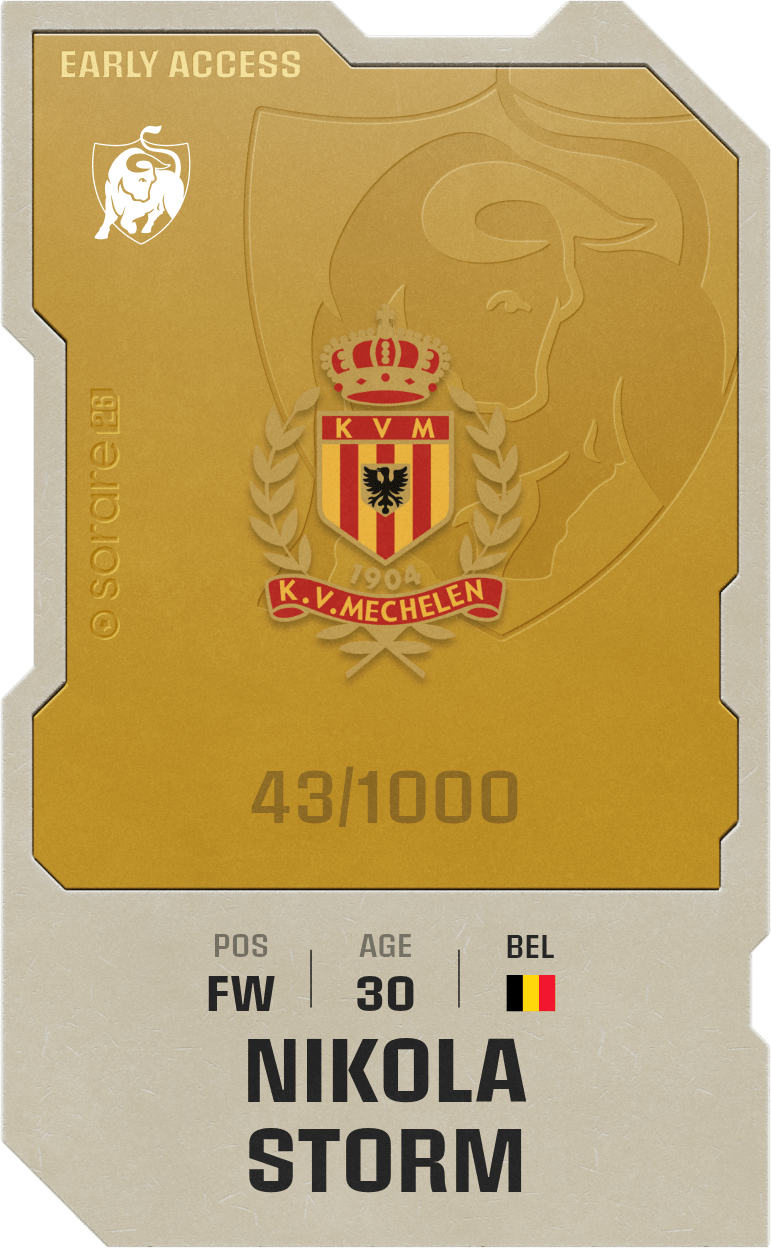 Nikola Storm 2025-26 • Limited 43/1000