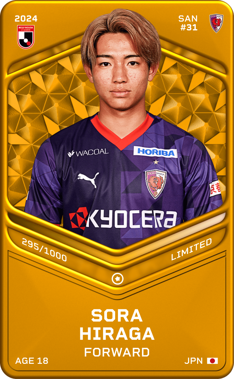 Sora Hiraga 2024-25 • Limited 295/1000