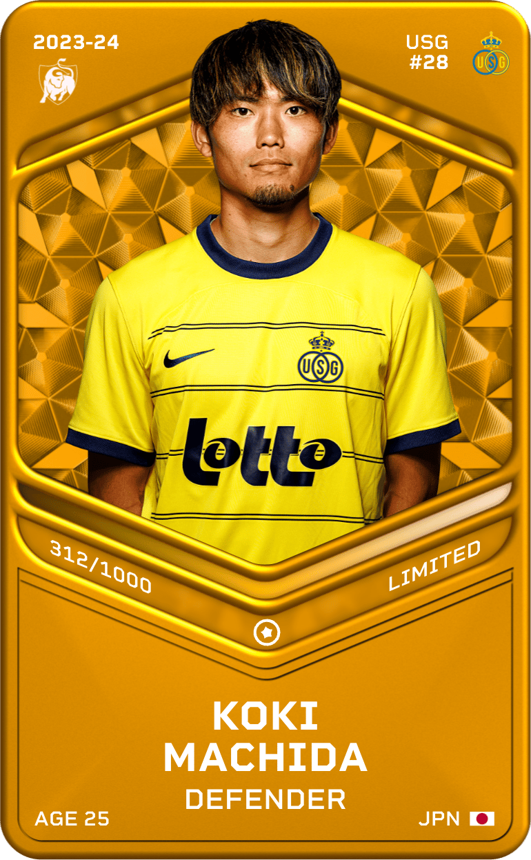 Koki Machida 2023-24 • Limited 312/1000