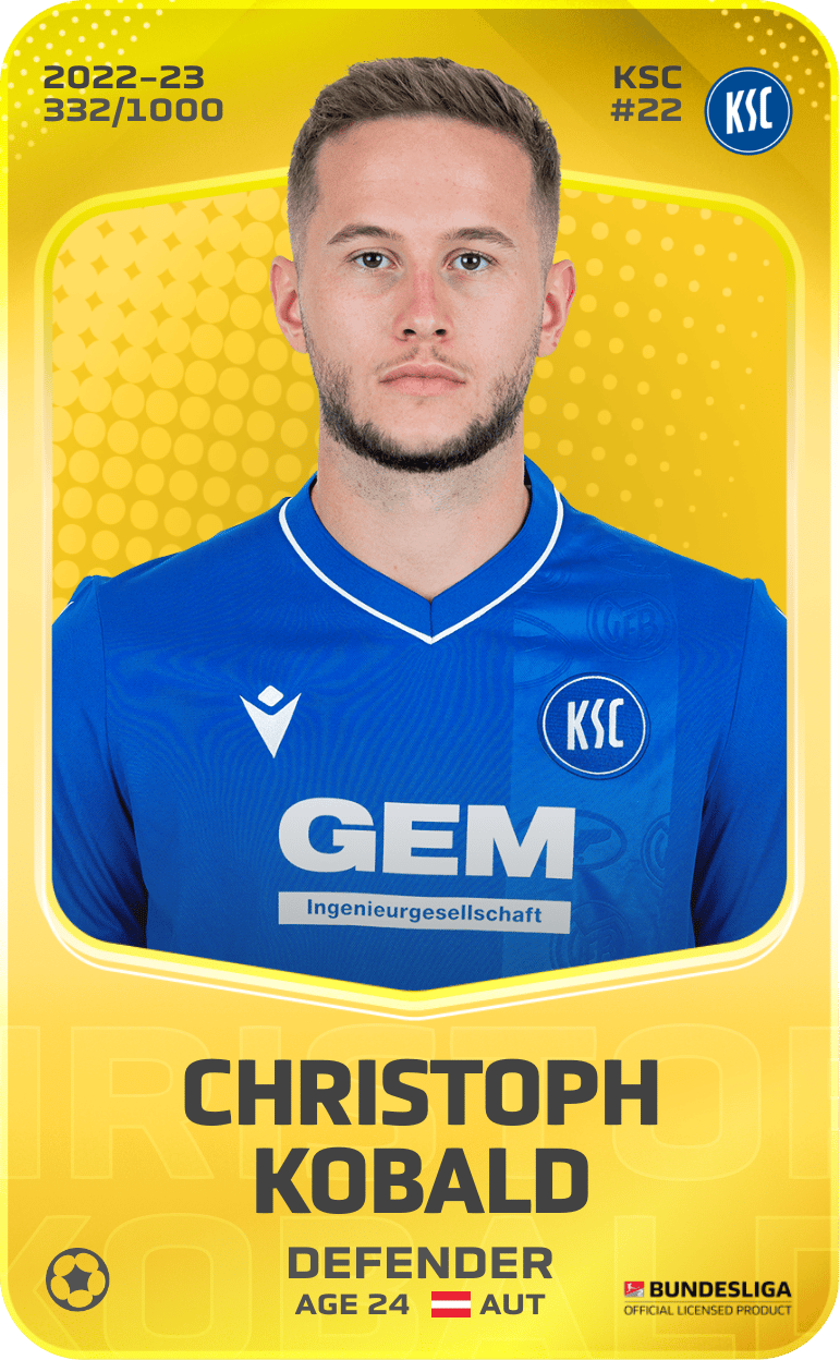 Christoph Kobald 2022-23 • Limited 332/1000