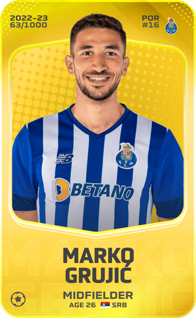 Marko Grujić 2022-23 • Limited 63/1000