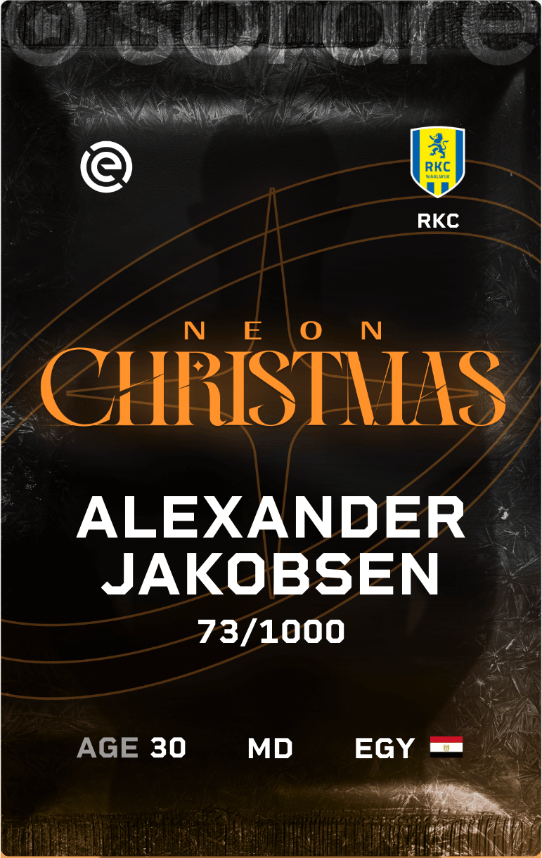 Alexander Jakobsen 2024-25 • Limited 73/1000
