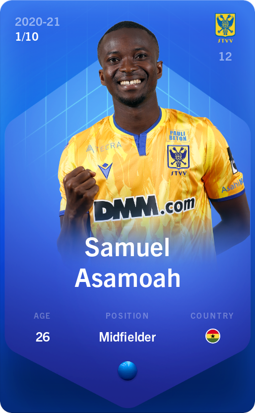 Sorare - Sorare Official - Samuel Asamoah 2020-21 • Super Rare 1/10 - NFT # 114981650281541276368705569243877435190064160920638925880151072338806327883754