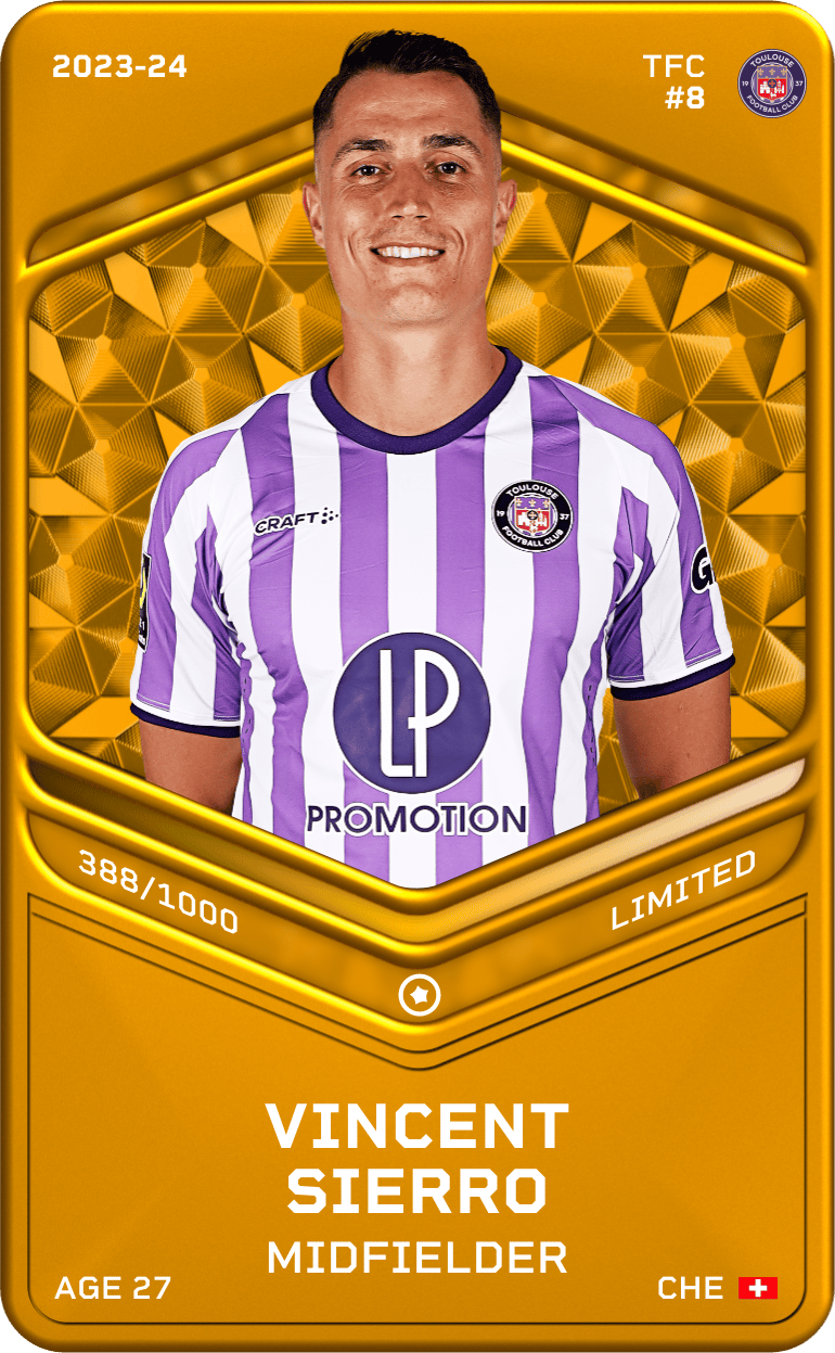 Vincent Sierro 2023-24 • Limited 388/1000