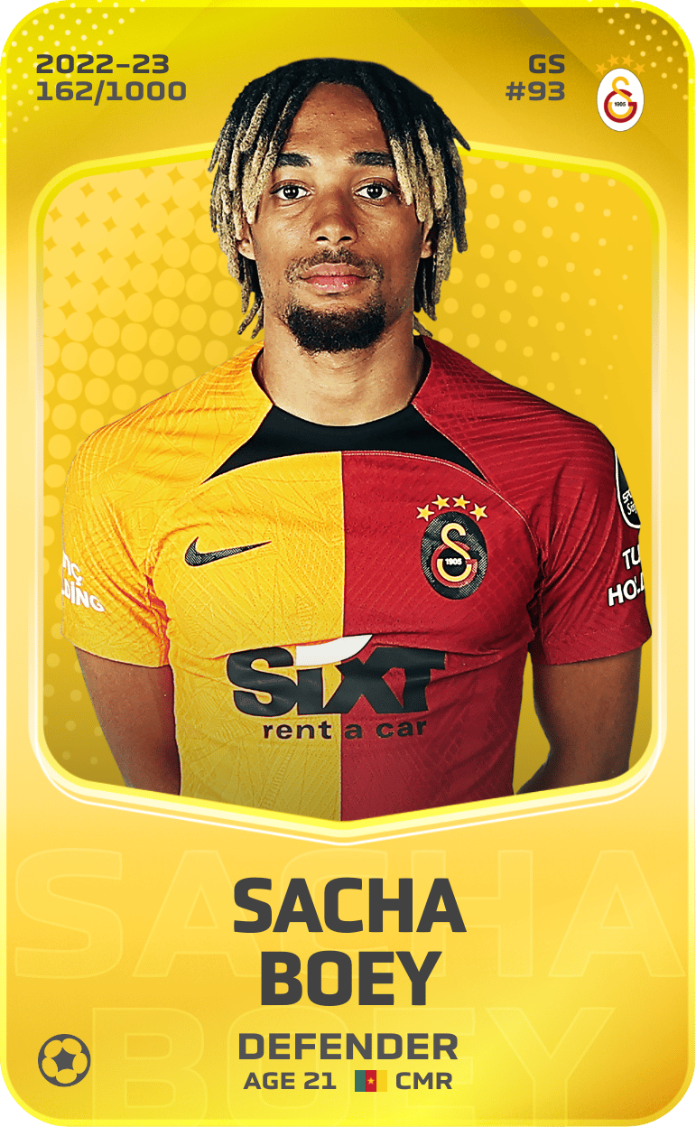 Sacha Boey 2022-23 • Limited 162/1000