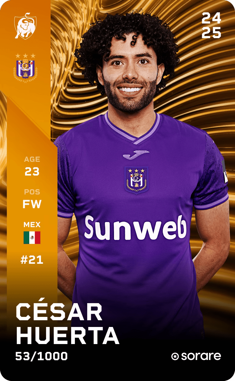 César Huerta 2024-25 • Limited 53/1000