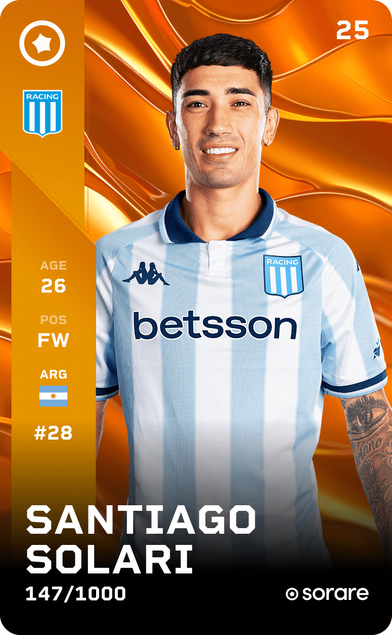 Santiago Solari 2025-26 • Limited 147/1000