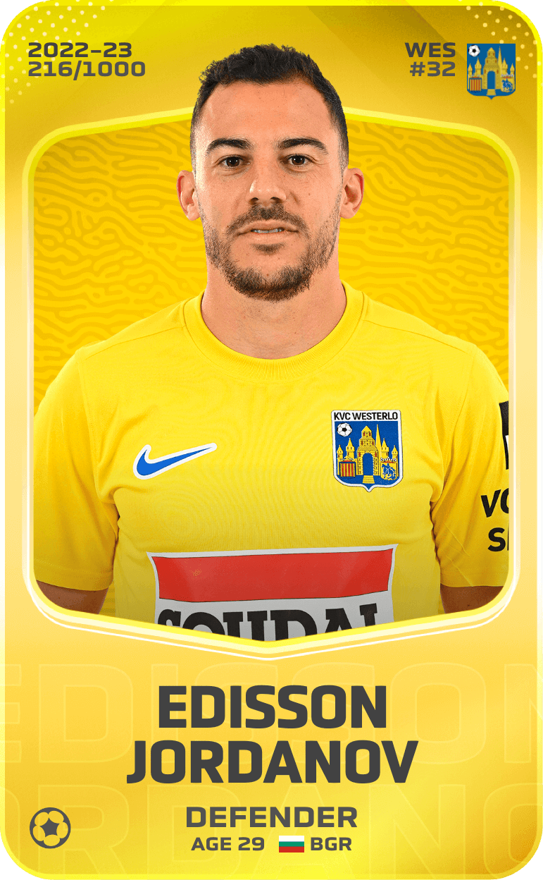 Edisson Jordanov 2022-23 • Limited 216/1000