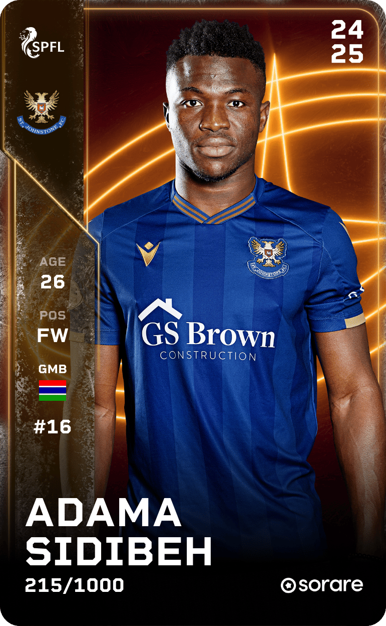 Adama Sidibeh 2024-25 • Limited 215/1000