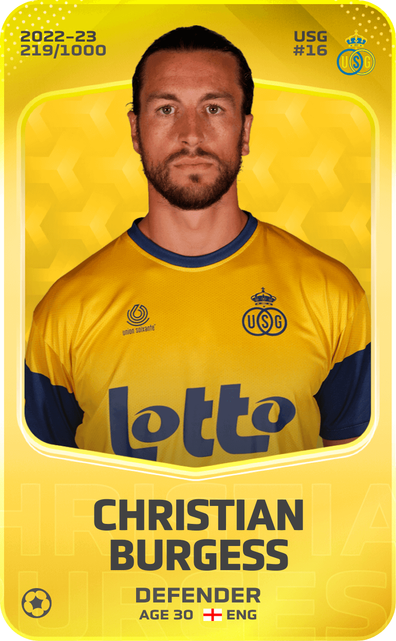 Christian Burgess 2022-23 • Limited 219/1000