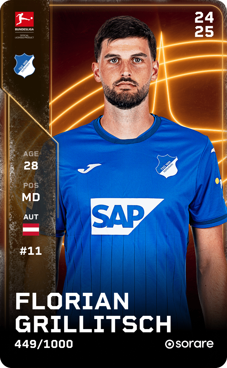 Florian Grillitsch 2024-25 • Limited 449/1000
