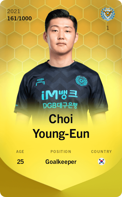 Choi Young-Eun 2021-22 • Limited 161/1000