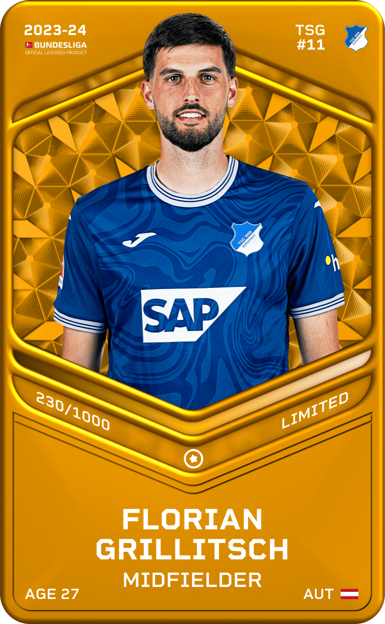 Florian Grillitsch 2023-24 • Limited 230/1000
