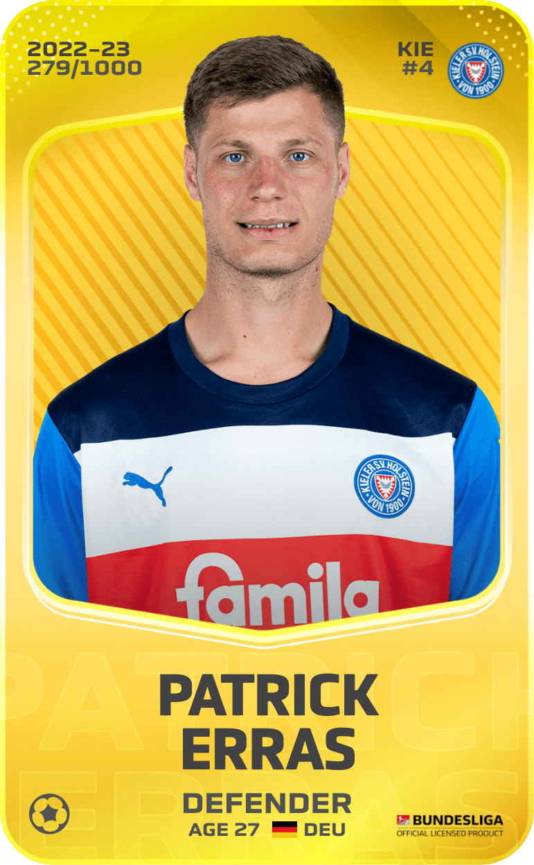 Patrick Erras 2022-23 • Limited 279/1000