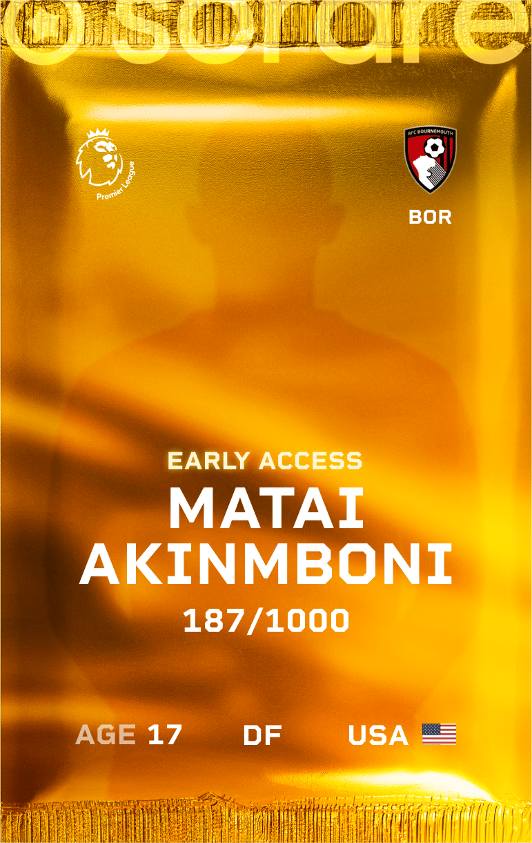 Matai Akinmboni 2024-25 • Limited 187/1000