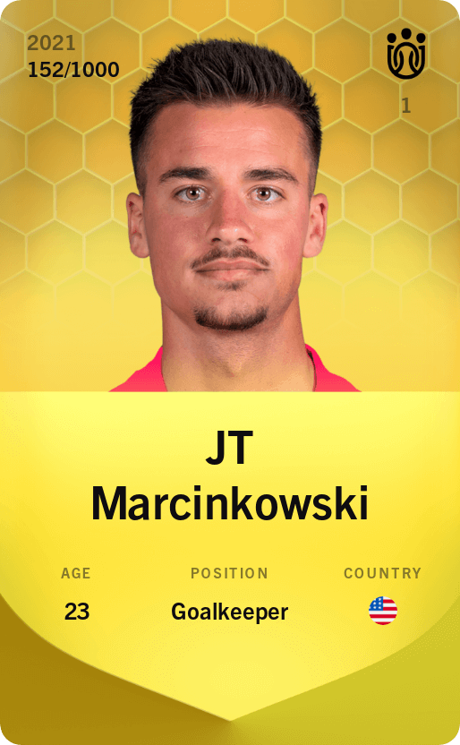 JT Marcinkowski 2021-22 • Limited 152/1000