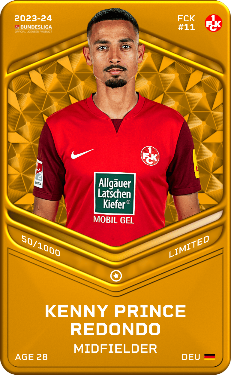 Kenny Prince Redondo 2023-24 • Limited 50/1000