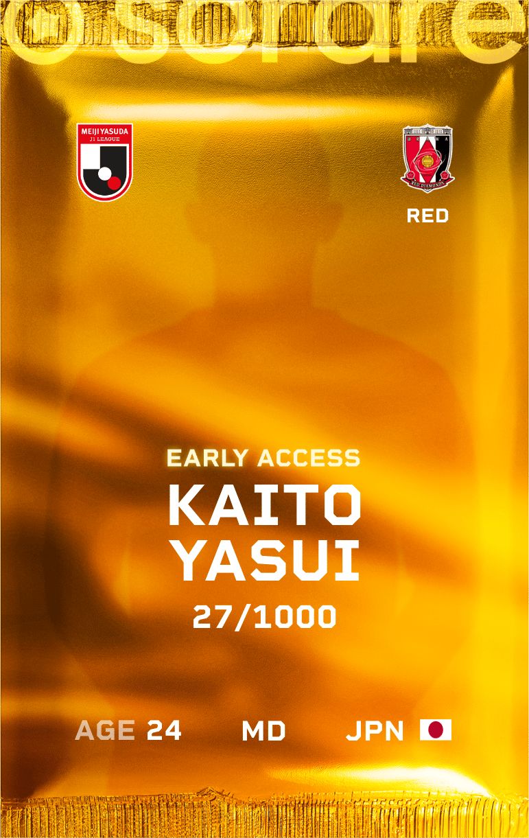 Kaito Yasui 2025-26 • Limited 27/1000