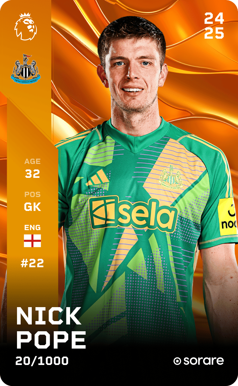 Nick Pope 2024-25 • Limited 20/1000