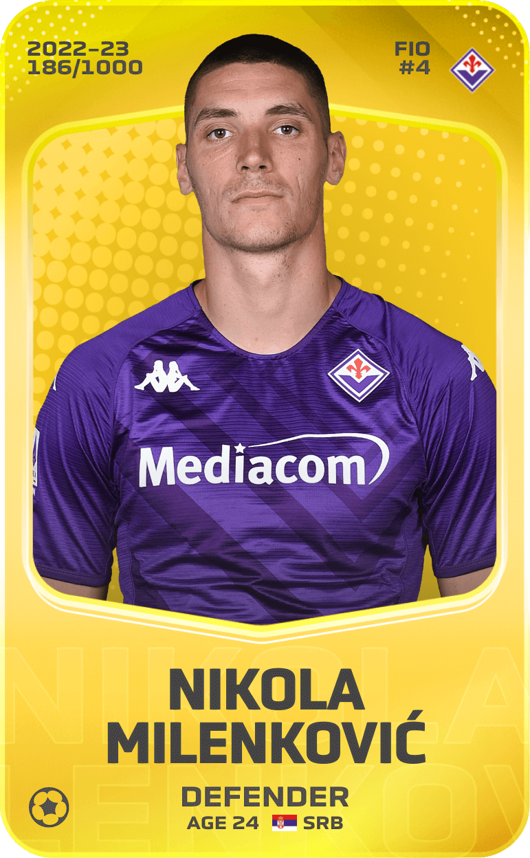 Nikola Milenković 2022-23 • Limited 186/1000