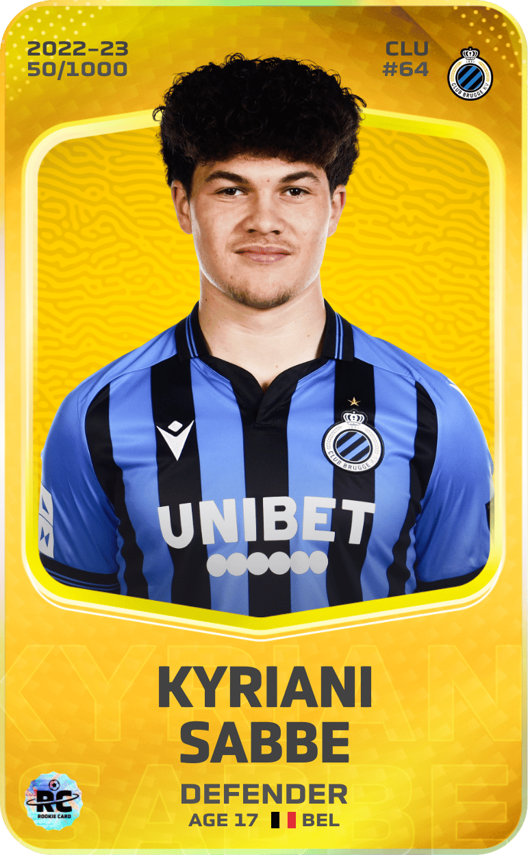 Kyriani Sabbe 2022-23 • Limited 50/1000