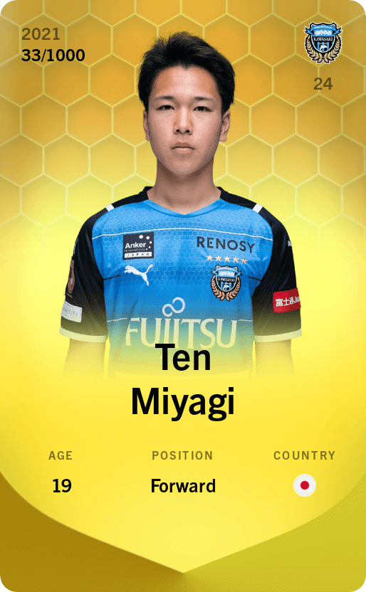Ten Miyagi 2021-22 • Limited 33/1000