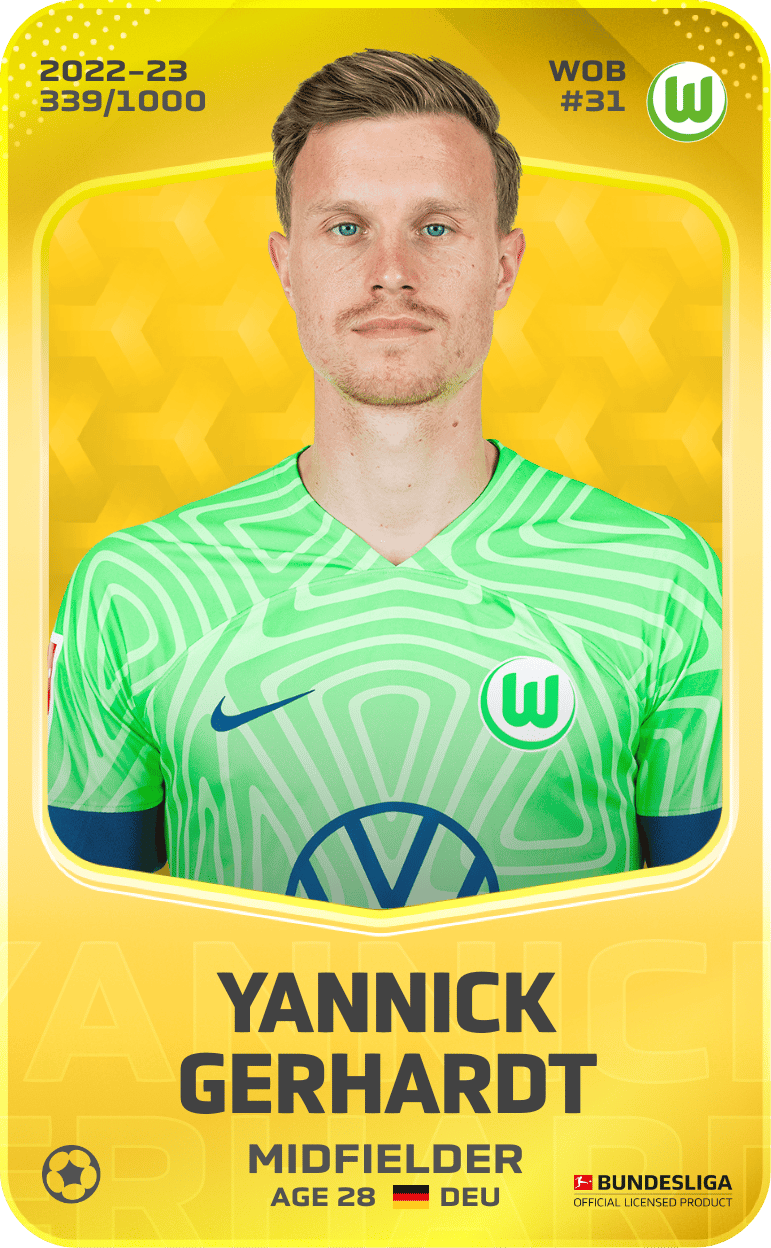 Yannick Gerhardt 2022-23 • Limited 339/1000