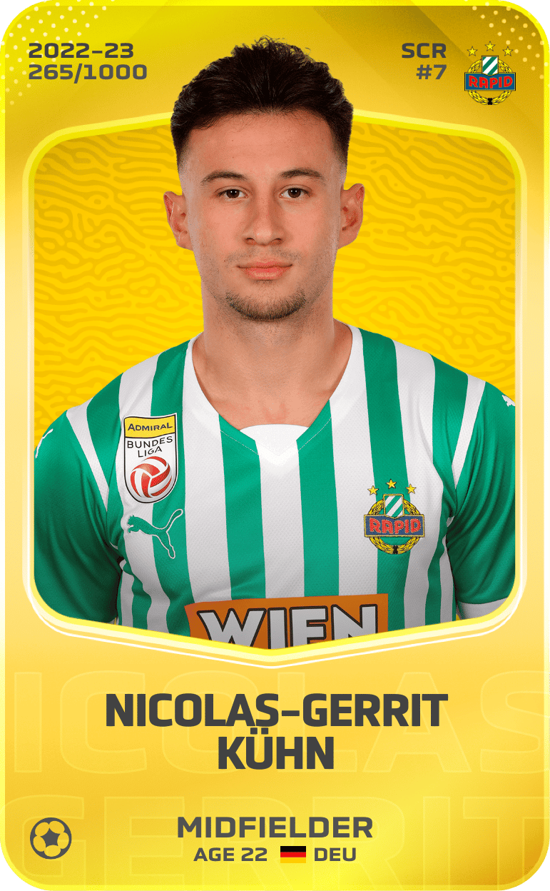 Nicolas-Gerrit Kühn 2022-23 • Limited 265/1000