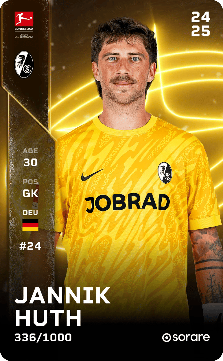 Jannik Huth 2024-25 • Limited 336/1000