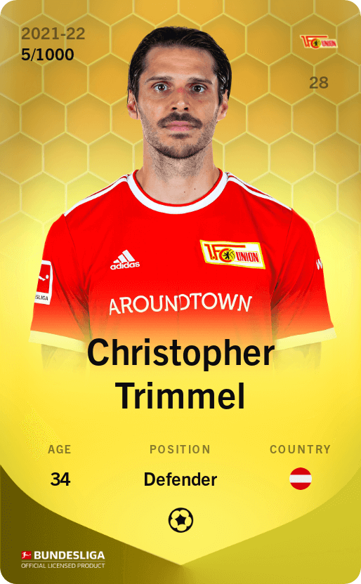 Christopher Trimmel 2021-22 • Limited 5/1000