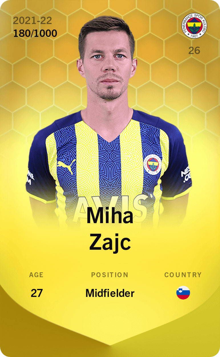 Miha Zajc 2021-22 • Limited 180/1000