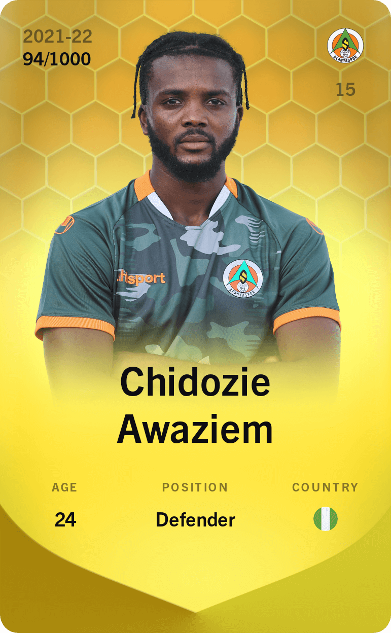 Chidozie Awaziem 2021-22 • Limited 94/1000