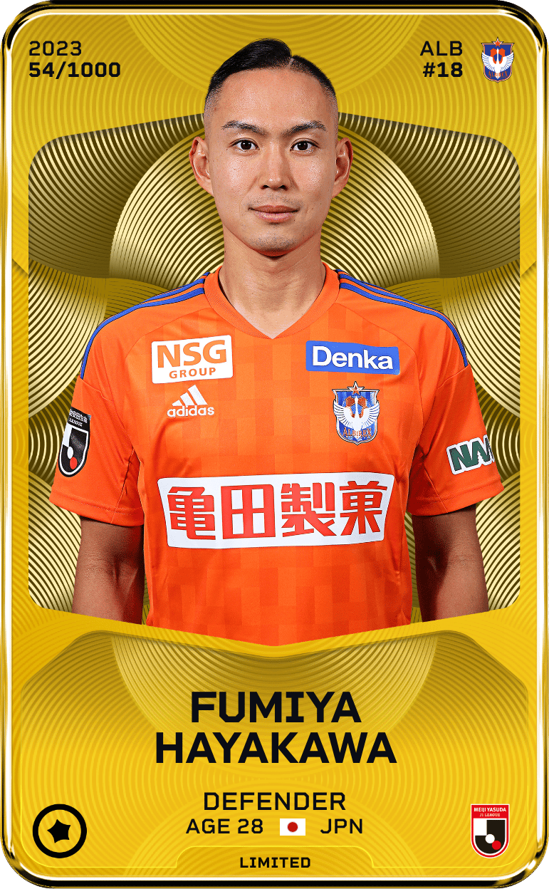 Fumiya Hayakawa 2023-24 • Limited 54/1000