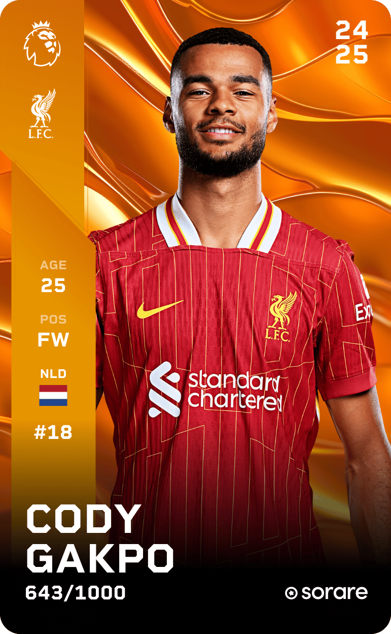 Cody Gakpo 2024-25 • Limited 643/1000