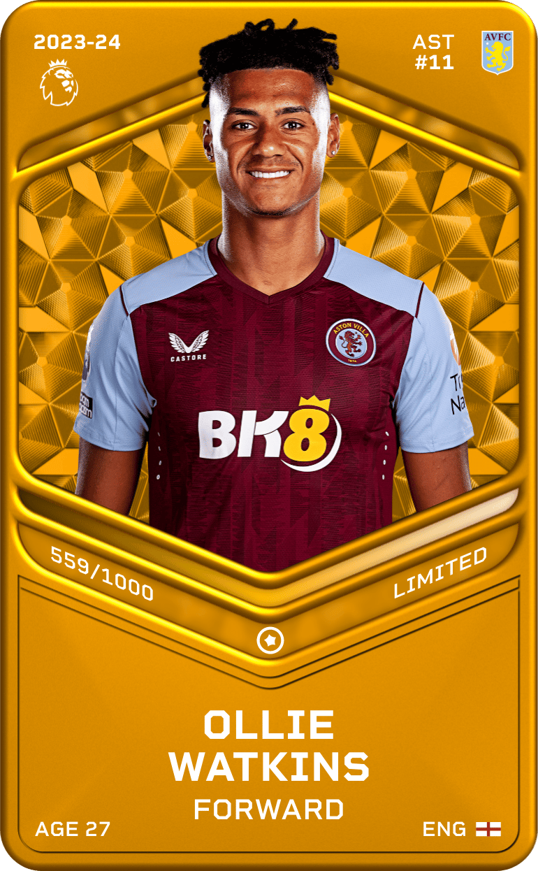 Ollie Watkins 2023-24 • Limited 559/1000
