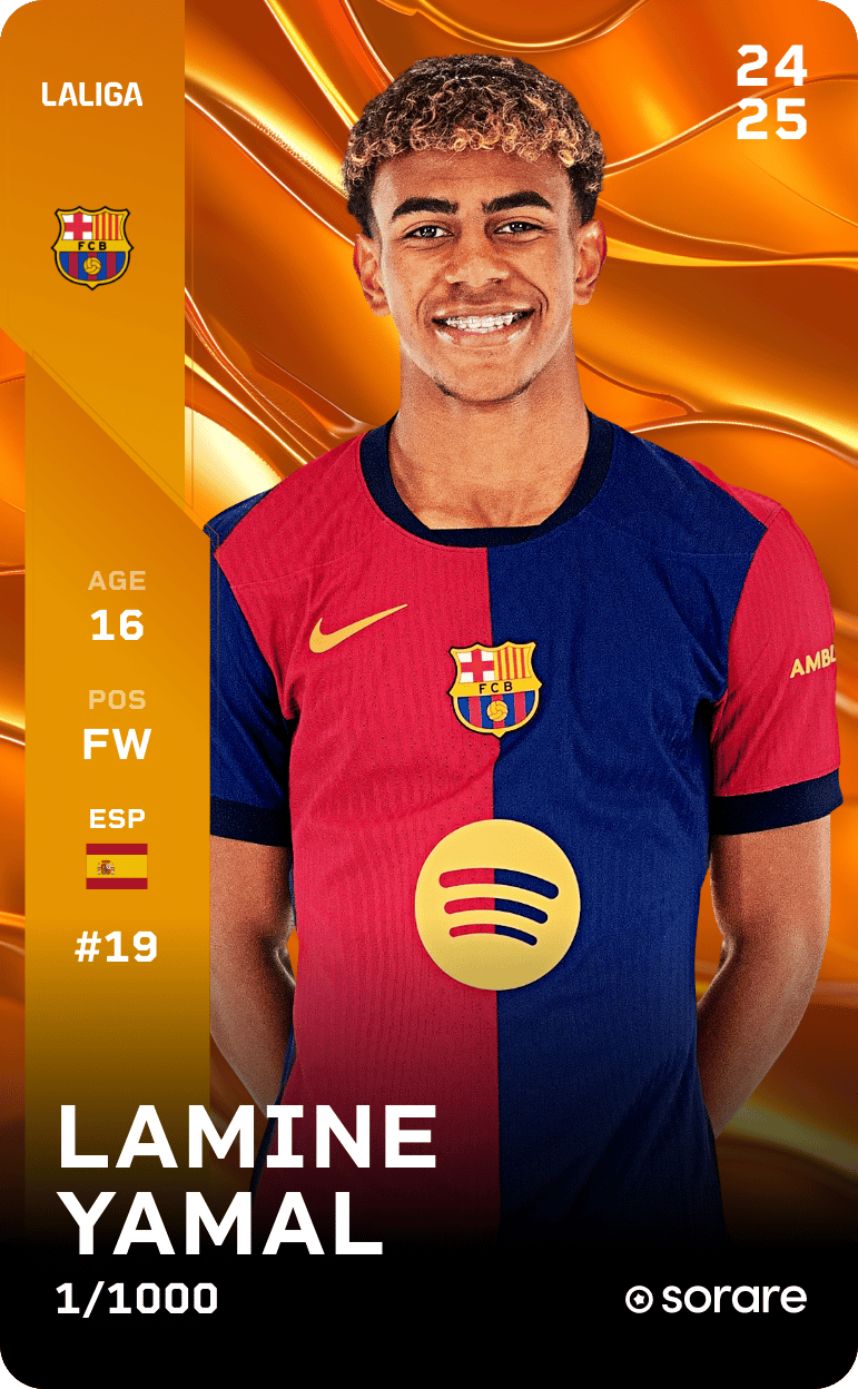 Lamine Yamal 2024-25 • Limited 1/1000
