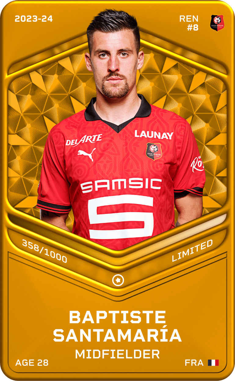 Baptiste Santamaría 2023-24 • Limited 358/1000