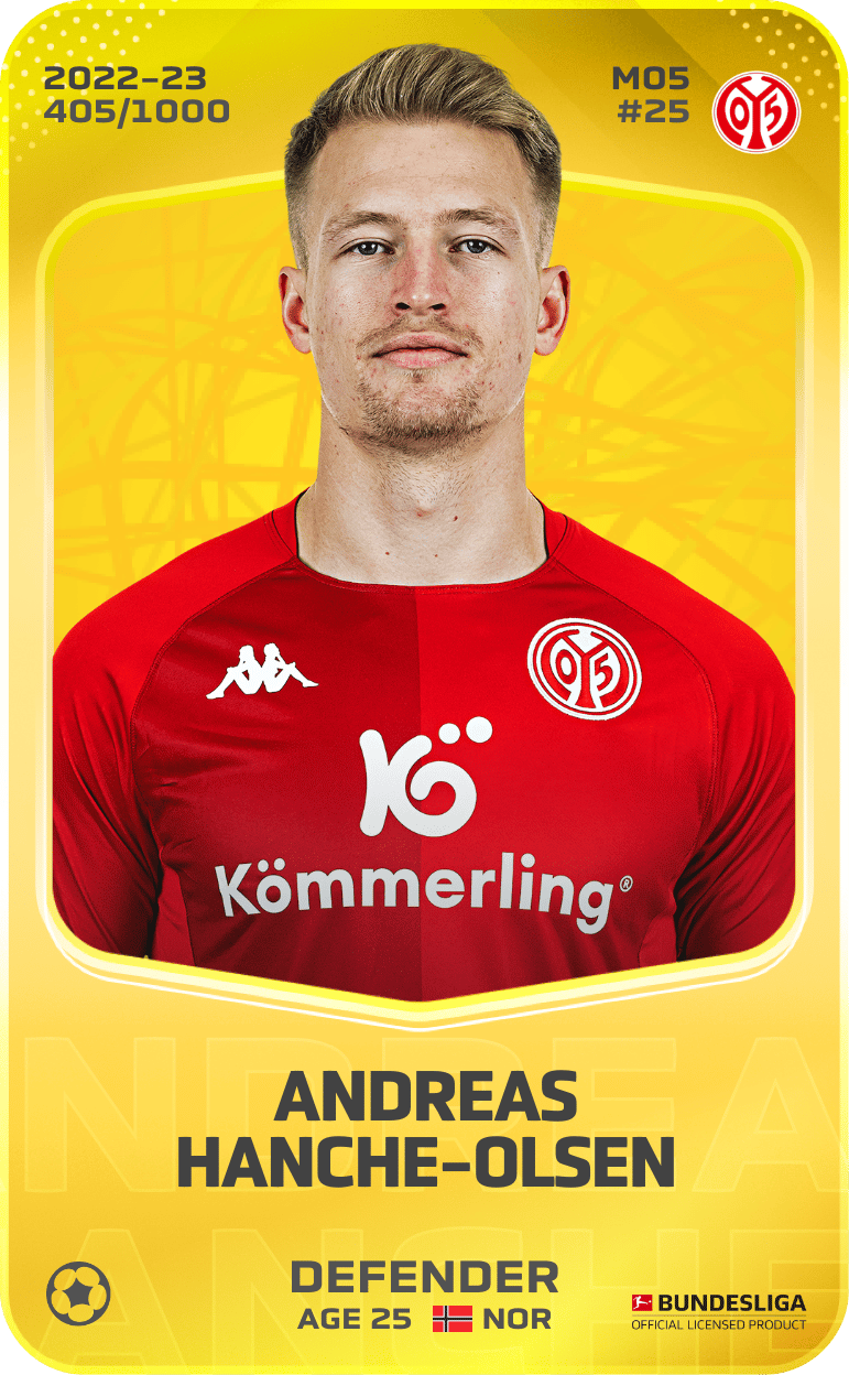 Andreas Hanche-Olsen 2022-23 • Limited 405/1000