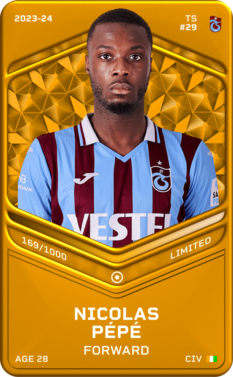 Nicolas Pépé 2023-24 • Limited 169/1000