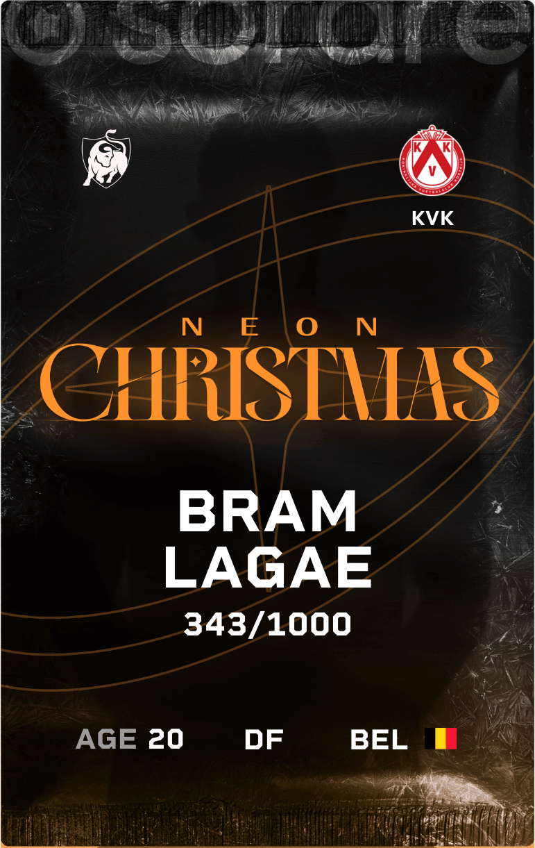 Bram Lagae 2024-25 • Limited 343/1000