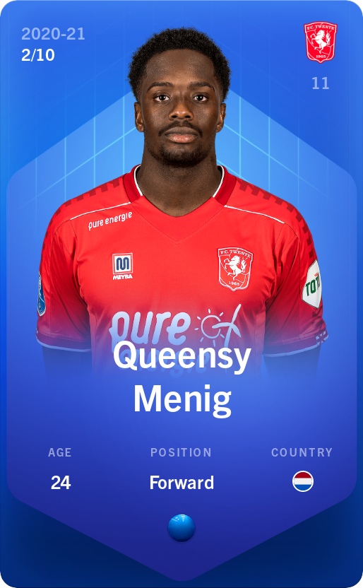 Sorare - Sorare Official - Queensy Menig 2020-21 • Super Rare 2/10 - NFT # 35273732844990970986660891504590533294363714555166203990856534029065185655027