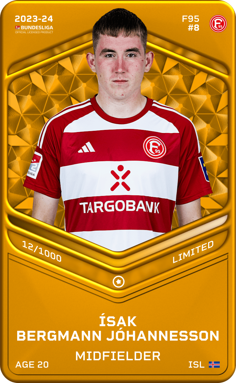 Ísak Bergmann Jóhannesson 2023-24 • Limited 12/1000