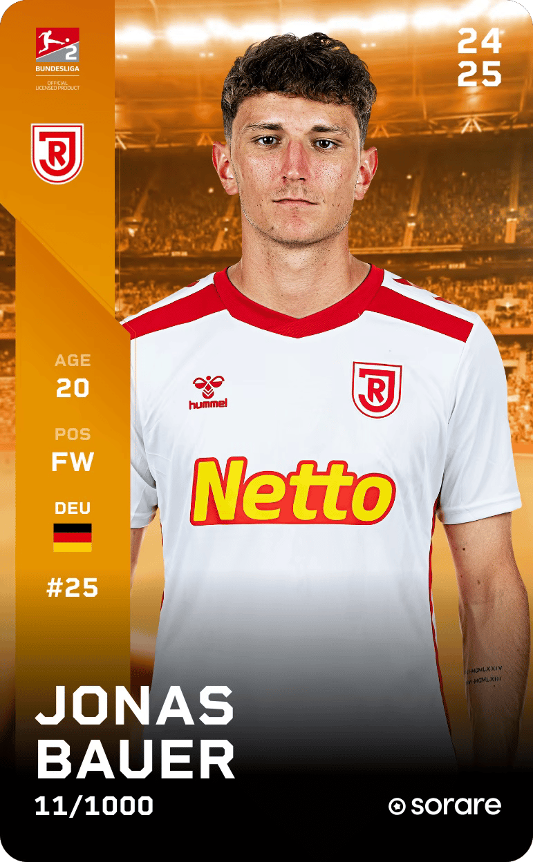 Jonas Bauer 2024-25 • Limited 11/1000