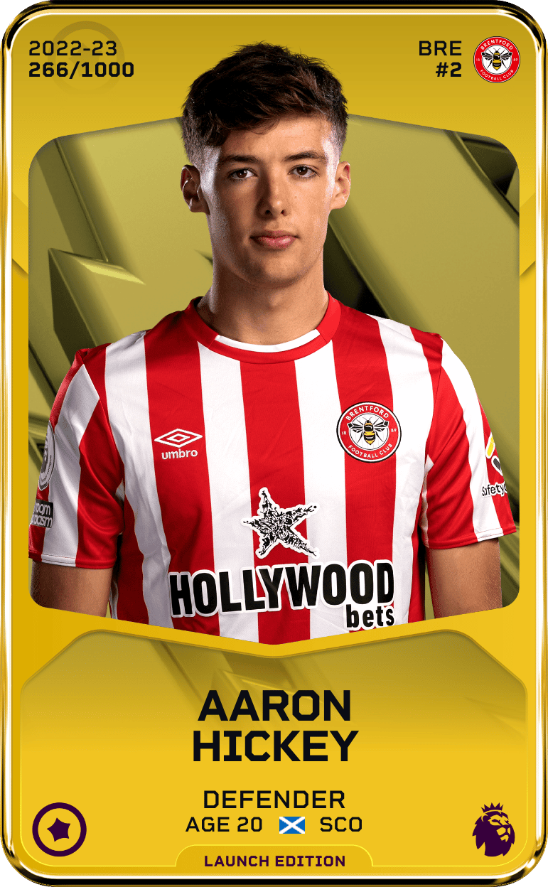Aaron Hickey 2022-23 • Limited 266/1000