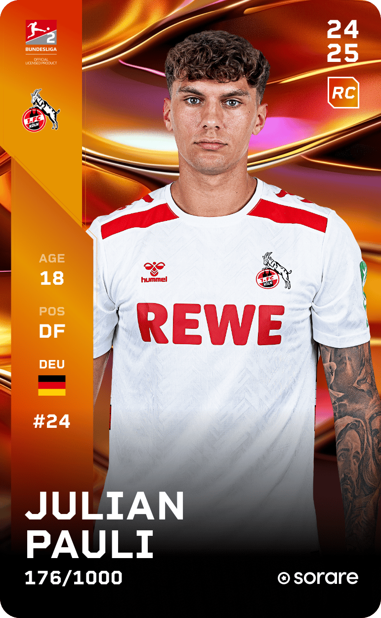 Julian Pauli 2024-25 • Limited 176/1000
