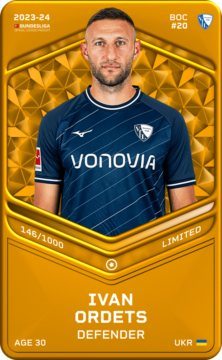 Ivan Ordets 2023-24 • Limited 146/1000