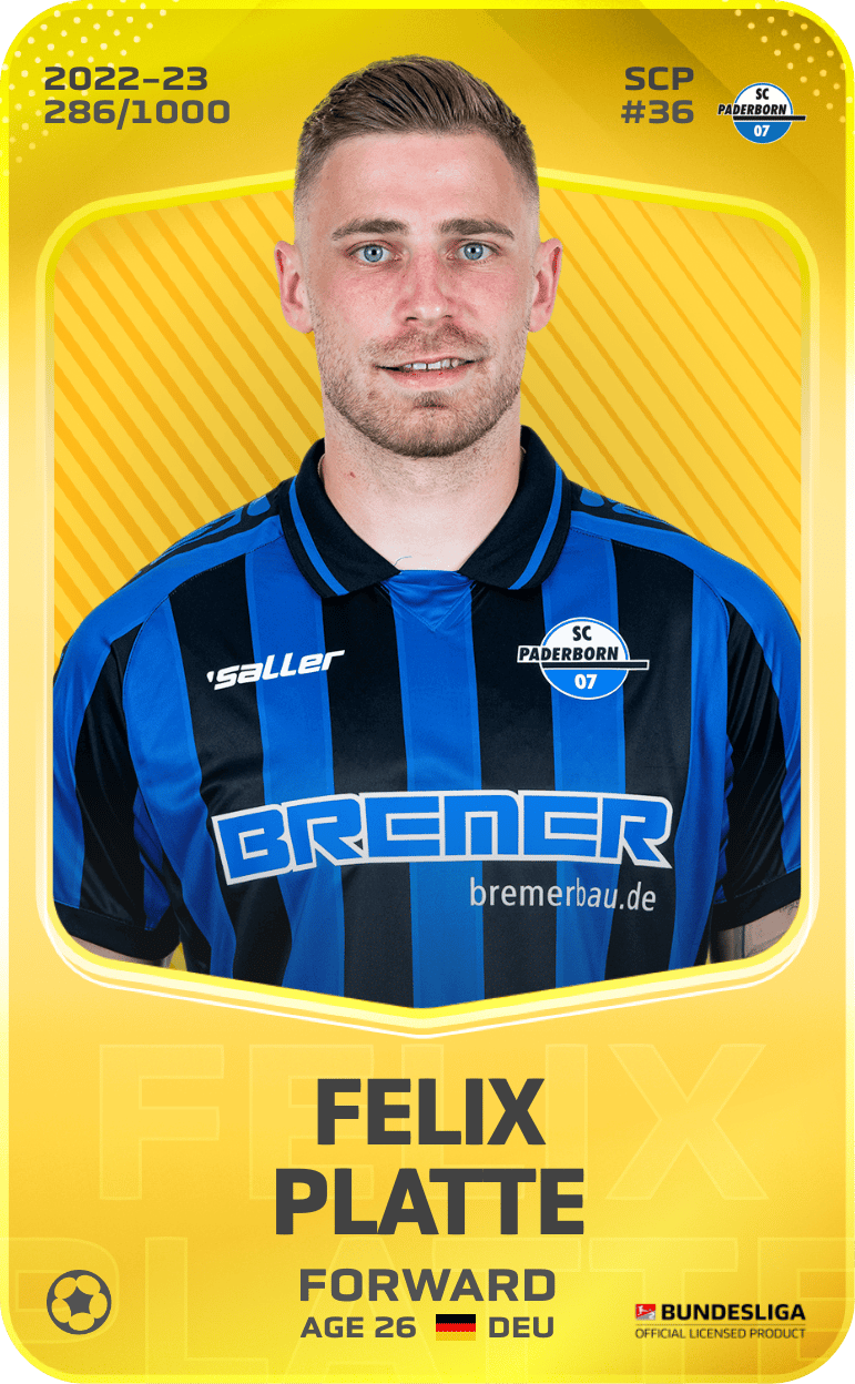 Felix Platte 2022-23 • Limited 286/1000